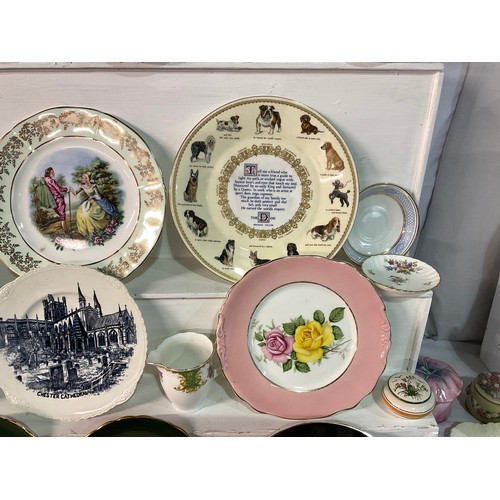 180 - TWO BOXES OIF CHINA TO INCLUDE PLATES, CUP AND SAUCERS ETC