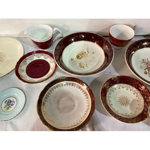 180 - TWO BOXES OIF CHINA TO INCLUDE PLATES, CUP AND SAUCERS ETC