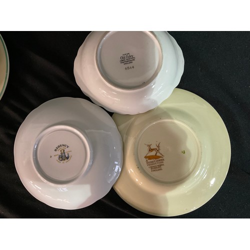 180 - TWO BOXES OIF CHINA TO INCLUDE PLATES, CUP AND SAUCERS ETC