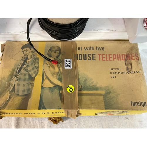 236 - VINTAGE TELEPHONE SET IN ORIGINAL BOX