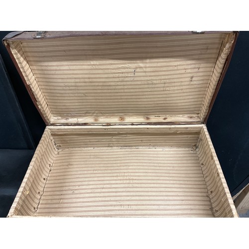 240 - BOX OF VINTAGE LAMPS SCALES CASE ETC