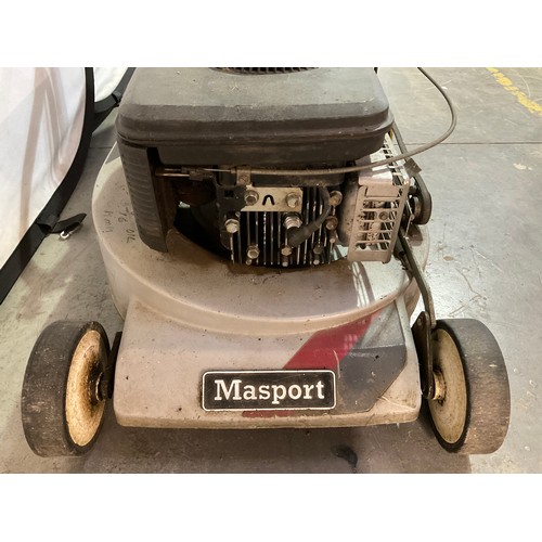 258 - MASPORT ROTAROLA ROTARY PETROL SELF PROPELLED MOWER WITH BRIGGS AND STRATTON ENGINE