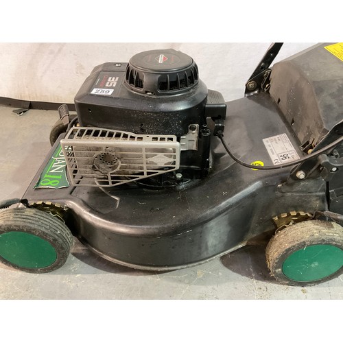 259 - TROJAN 18 ROTARY PETROL MOWER WITH BRIGGS AND STRATTON 35 ENGINE