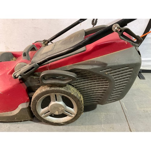 261 - MOUNTFIELD ELECTRIC MOWER AND GRASS BOX