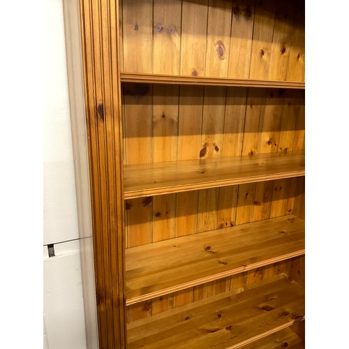 299 - MODERN PINE TALL BOOKCASE  H74