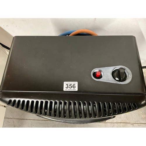 356 - MODERN PORTABLE LIFE STYLE CALOR GAS HEATER AND BOTTLE