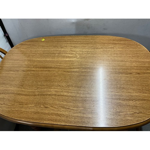 375 - MODERN FORMICA TOPPED KITCHEN TABLE H29