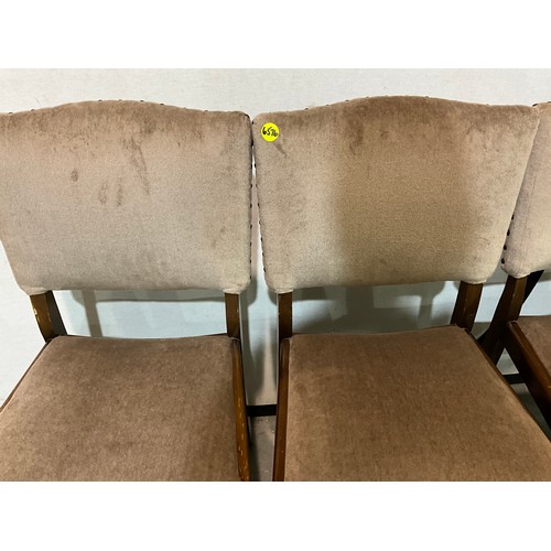 376 - 4 VINTAGE DINING CHAIRS