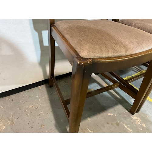 376 - 4 VINTAGE DINING CHAIRS