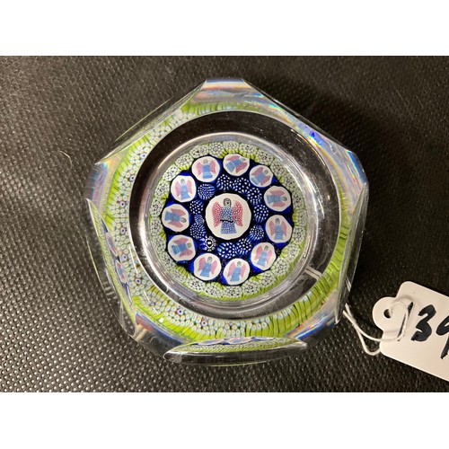 139A - COLLECTORS MILLEFIORI WHITEFRIARS CHRISTMAS ANGEL LIMITED EDITION PAPERWEIGHT NO 837