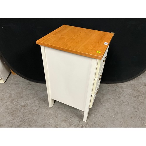 355 - MODERN 3 DRAWER BEDSIDE CHEST H30