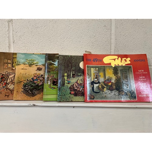 4 - LARGE COLLECTION OF GILES BOOKS (68 BOOKS)