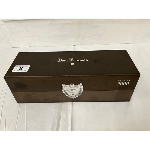 8 - VINTAGE 2000 DOM PERIGNON IN ORIGINAL PRESENTATION BOX SEALED