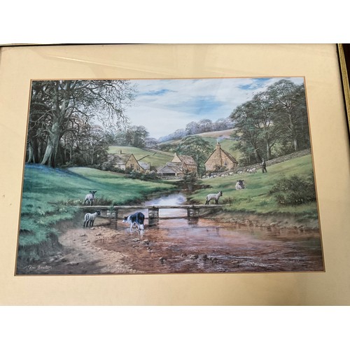 15 - QTY OF PICTURES TO INCLUDE WATERCOLOURS ETC 25”X19”