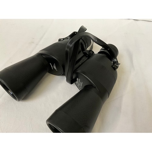 20 - GERMAN STEINER 16 X 50 BINOCULARS IN CASE