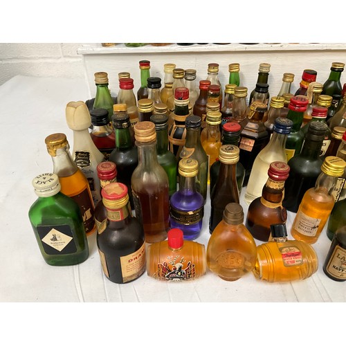 29 - 2 BOXES OF MINIATURE BOTTLES OF ALCOHOL