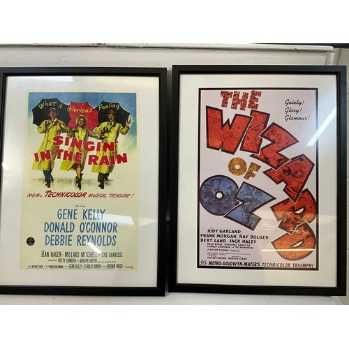 38 - 7 FRAMED FILM ADVERTISING POSTERS 17”X13”