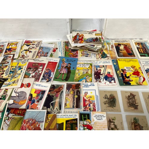 52 - LARGE COLLECTION OF POST CARDS STAMPS ETC