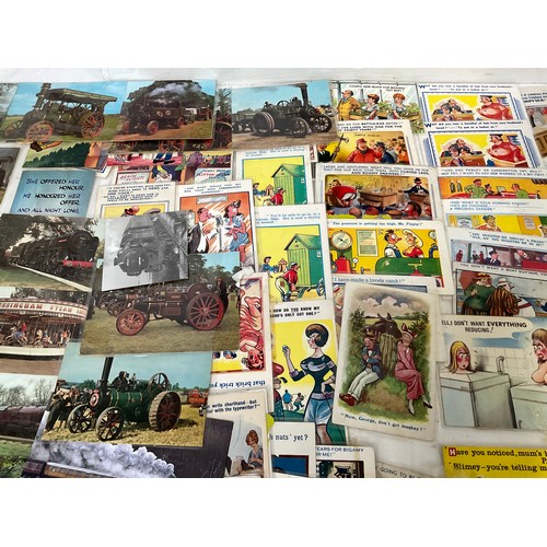 52 - LARGE COLLECTION OF POST CARDS STAMPS ETC