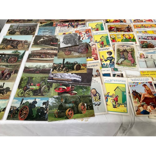 52 - LARGE COLLECTION OF POST CARDS STAMPS ETC