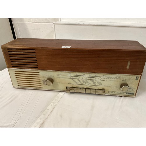 83 - UNITRA K101 VINTAGE RADIO AND FERGUSON VINTAGE RADIO