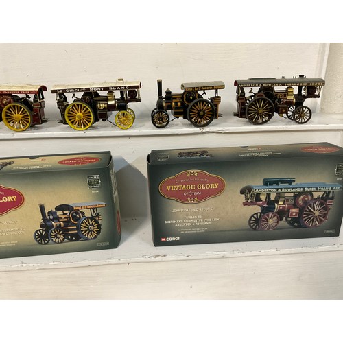 103 - BOX OF MODEL STEAM ENGINES LORRIES ETC