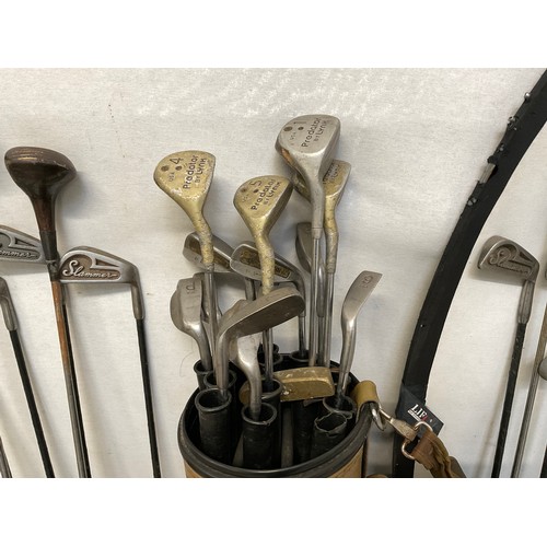 126 - QTY OF GOLF CLUBS AND BAG H46”