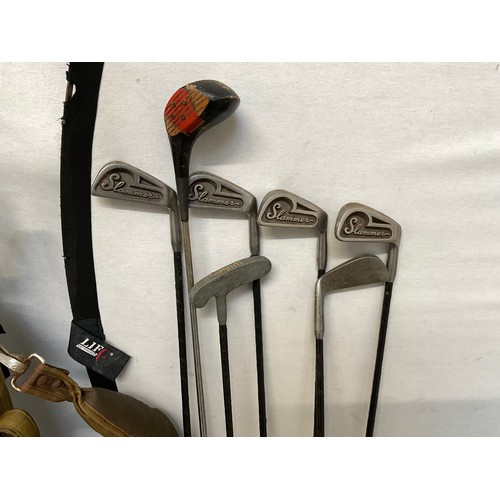 126 - QTY OF GOLF CLUBS AND BAG H46”