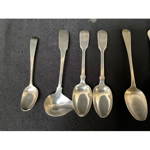 150 - 10 HALLMARKED SILVER TEA SPOONS H6”