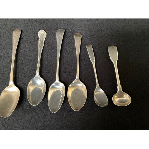 150 - 10 HALLMARKED SILVER TEA SPOONS H6”