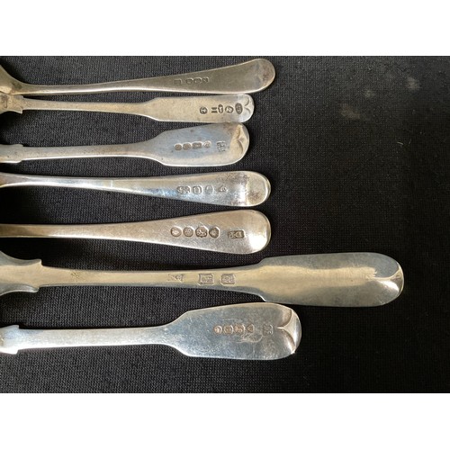 150 - 10 HALLMARKED SILVER TEA SPOONS H6”