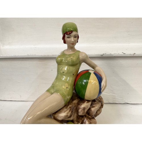 155 - KEVIN FRANCIS LIMITED EDTION BEACH BELLE FIGURE BY PEGGY DAVIES NUMBER 294 OF 750 H10”