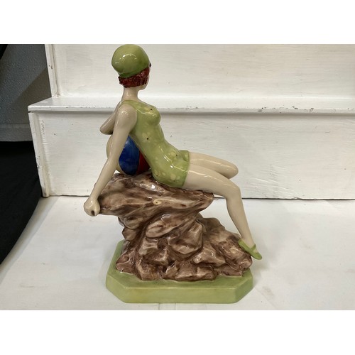 155 - KEVIN FRANCIS LIMITED EDTION BEACH BELLE FIGURE BY PEGGY DAVIES NUMBER 294 OF 750 H10”