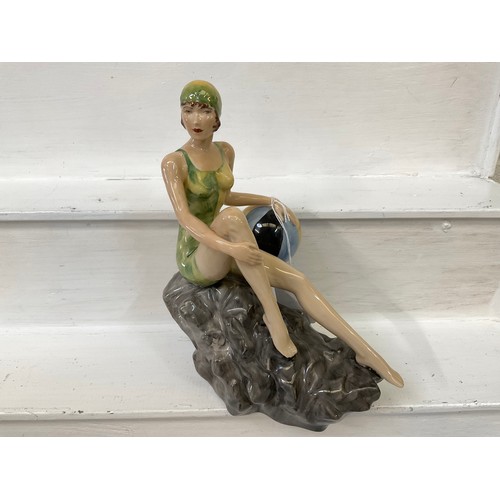 156 - PEGGY DAVIES THE BATHER MODELLED BY ANDY MOSS LIMITED EDITION 152 OF 650