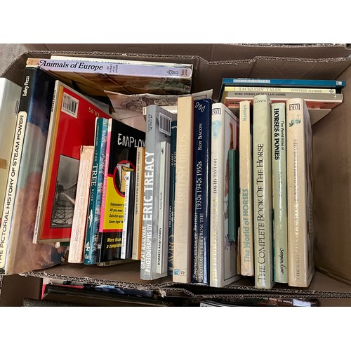 219 - 5 BOXES OF BOOKS AND MAGAZINES