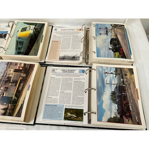 209 - 6 FOLDERS OF LEGENDARY TRAINS