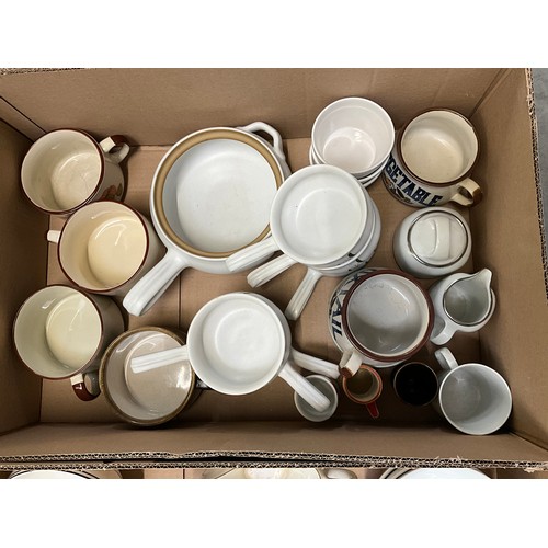 205 - 6 BOXES OF CHINA DINNERWARE ETC