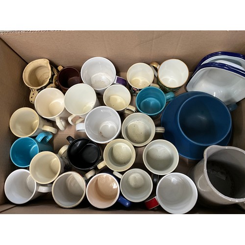 205 - 6 BOXES OF CHINA DINNERWARE ETC