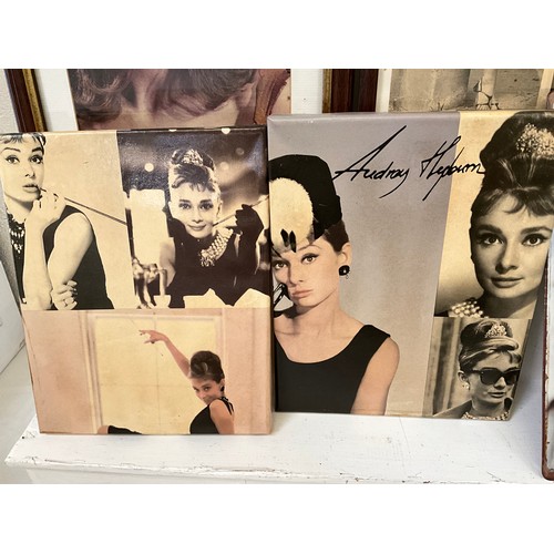 198 - BOX OF FILM STAR PICTURES 
AUDREY HEPBURN ETC