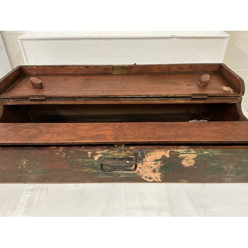 203 - VINTAGE CARPENTERS TOOL BOX