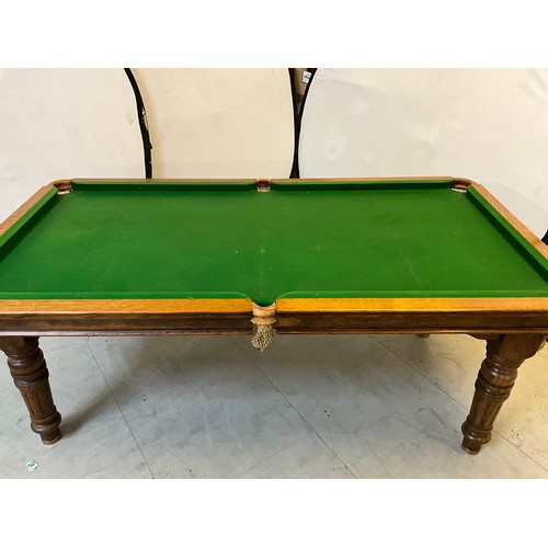 240 - VINTAGE RILEY SNOOKER AND BILLARD SLATE BED TABLE 78