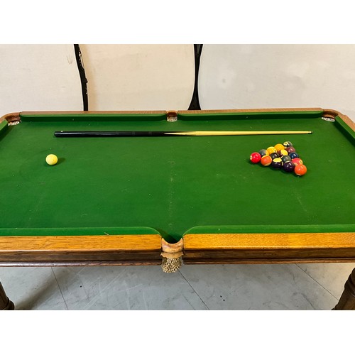 240 - VINTAGE RILEY SNOOKER AND BILLARD SLATE BED TABLE 78