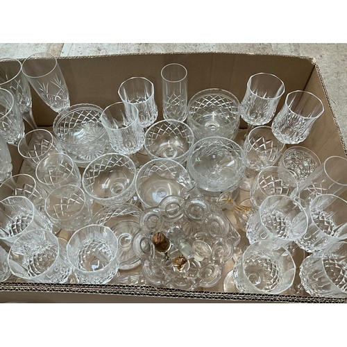 2 - FOUR BOXES OF GLASSWARE (MOSTLY DRINKING GLASSES)