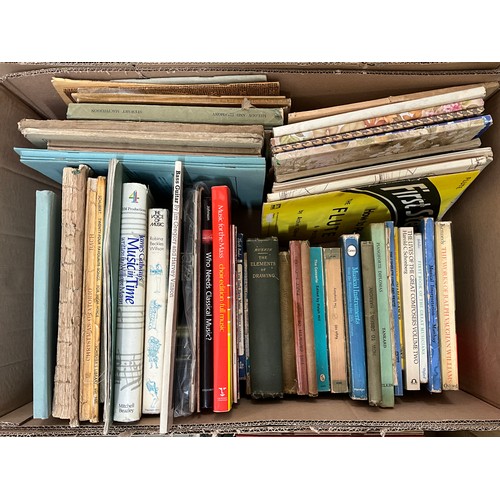 6 - SIX BOXES OF BOOKS (MUSIC RELATED)