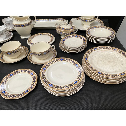 14 - TWO BOXES OF BONE CHINA PART  TEA SETS TO INCLUDE MEAKIN ROYAL STANDARD ROYAL WORCESTER ETC