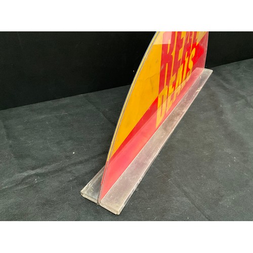 45 - THE REAL DEAL ADVERTISING SIGN H15” L39”