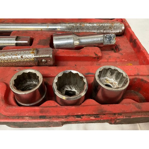 58 - LARGE CASED HEAVY DUTY SOCKET SET