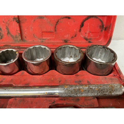 58 - LARGE CASED HEAVY DUTY SOCKET SET