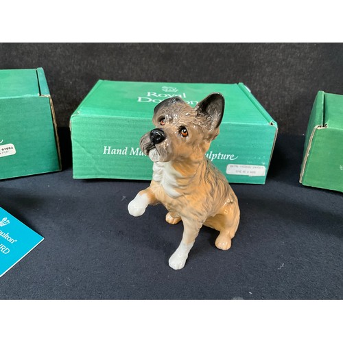 63 - BOXED ROYAL DOULTON RETRIEVER AND PUP BOXED ROYAL DOULTON GIVE A DOG A HOME BOXED ROYAL DOULTON BOXE... 