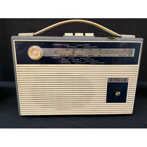 70 - FOUR VINTAGE RADIOS TO INCLUDE STELLA PHILLIPS GRUNDIG COSSOR